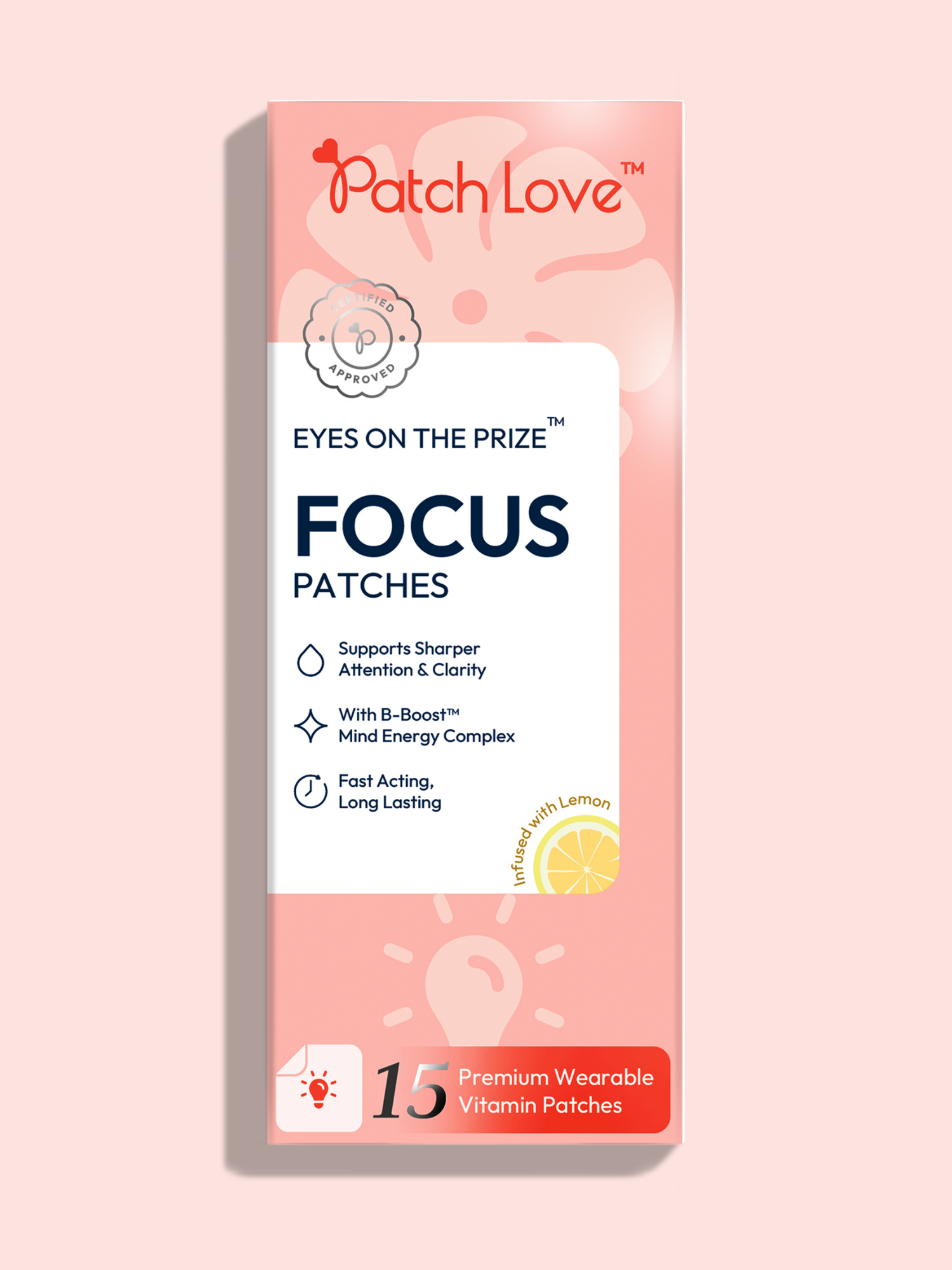 Focus Patch - Support for Clarity, Cognition & Flow | Patch Love
